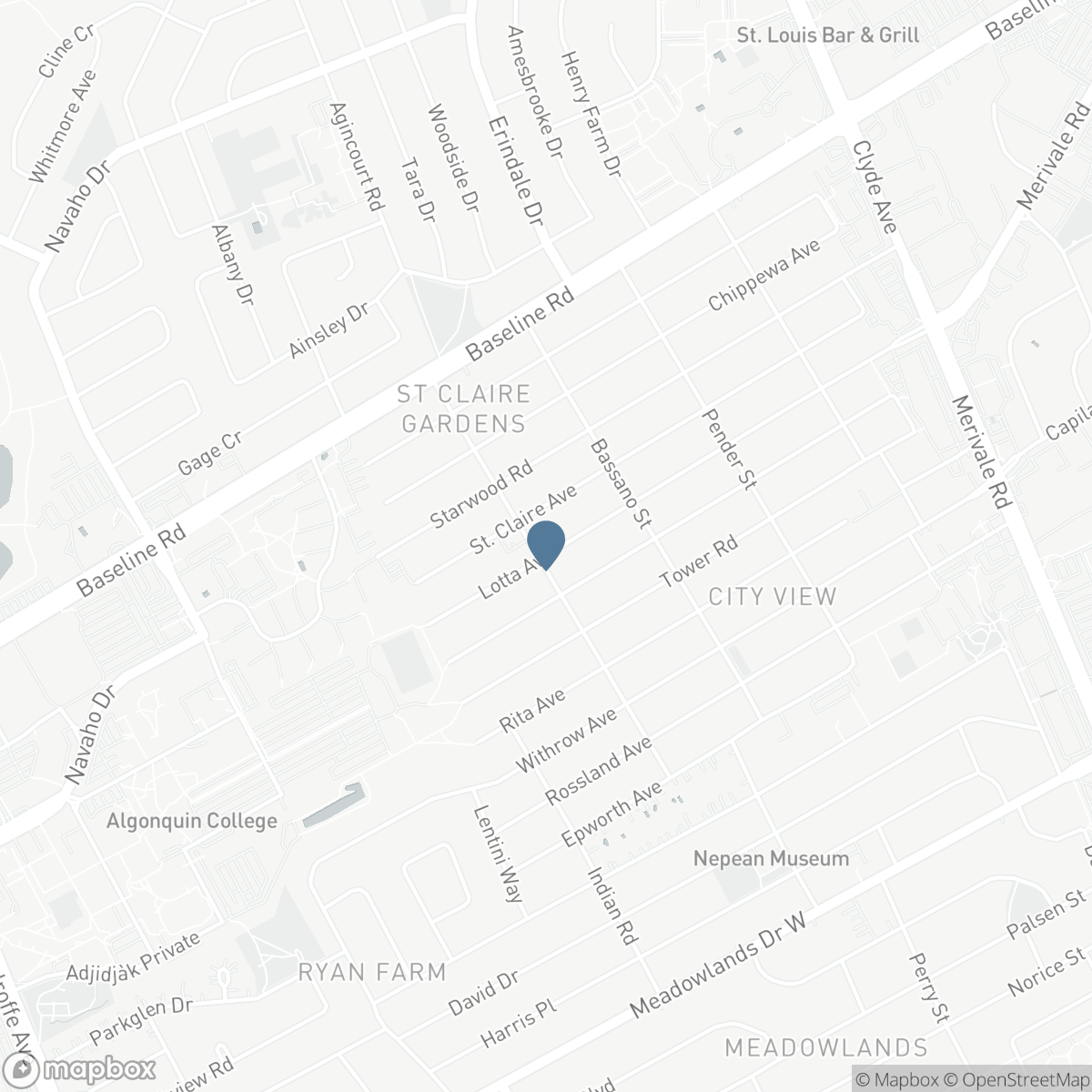 93 LOTTA AVENUE, Ottawa, Ontario K2G 2B8